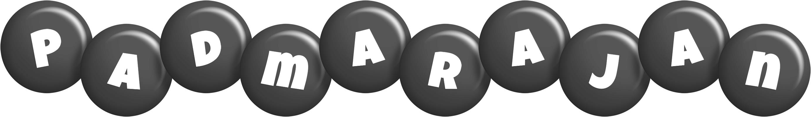 Padmarajan candy-black logo