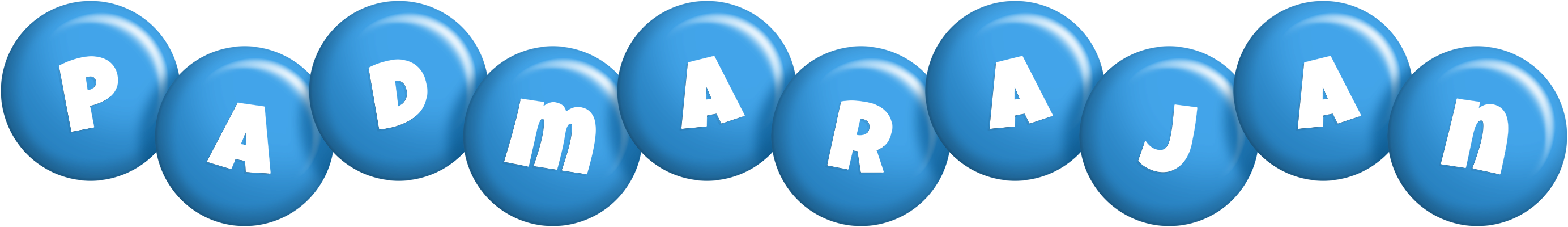 Padmarajan candy-blue logo
