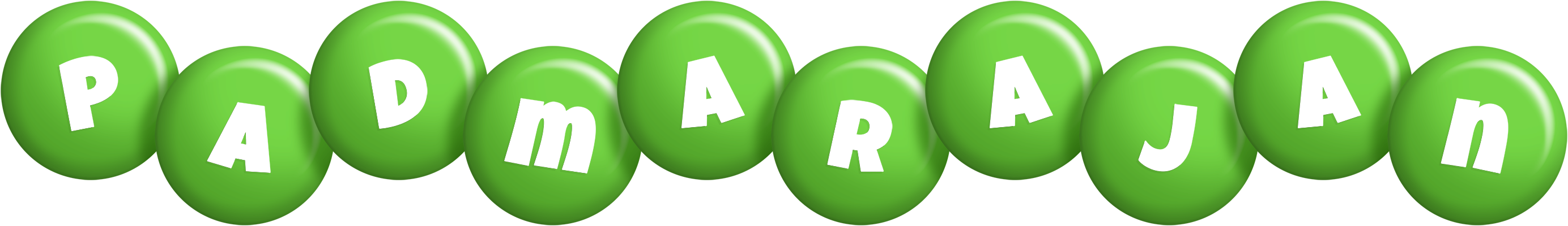 Padmarajan candy-green logo