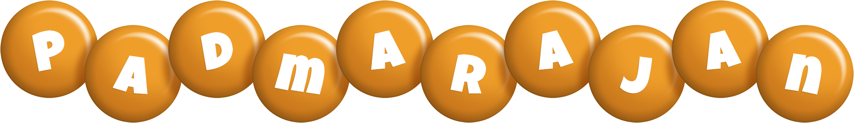 Padmarajan candy-orange logo