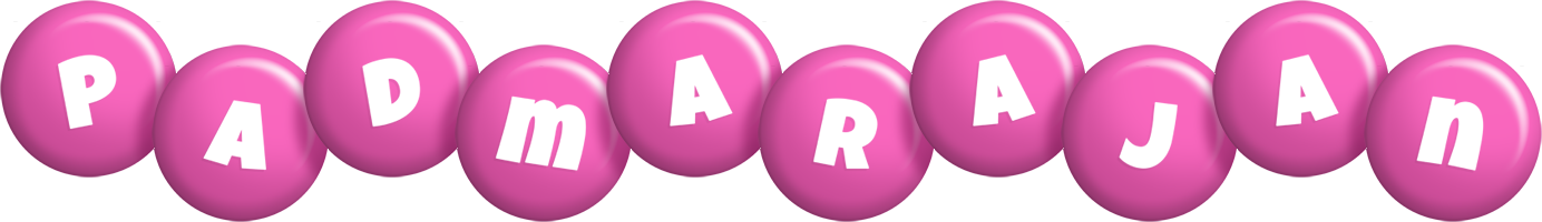 Padmarajan candy-pink logo