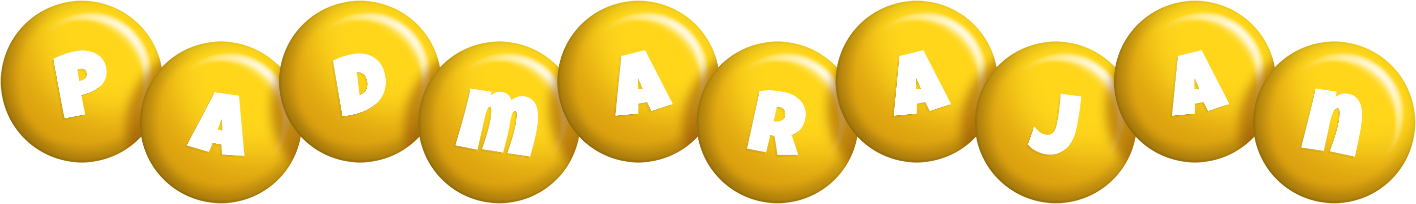 Padmarajan candy-yellow logo