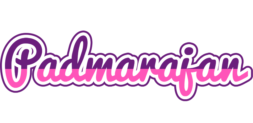 Padmarajan cheerful logo