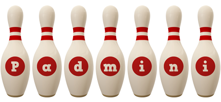 Padmini bowling-pin logo