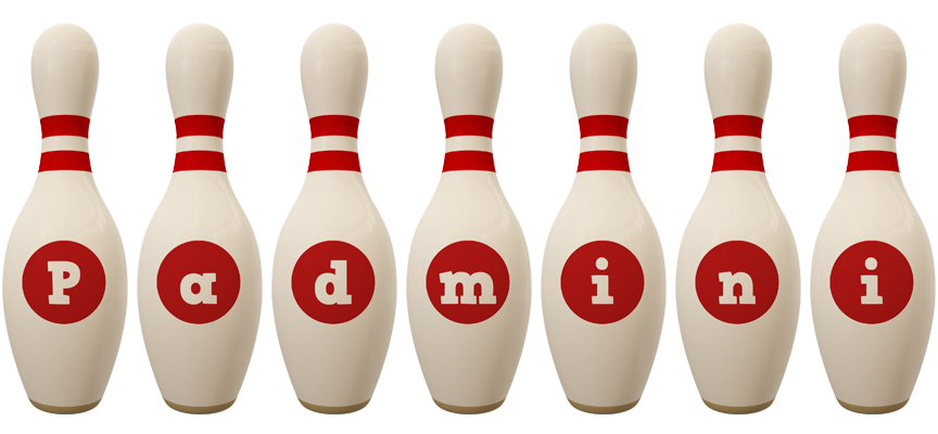 Padmini bowling-pin logo