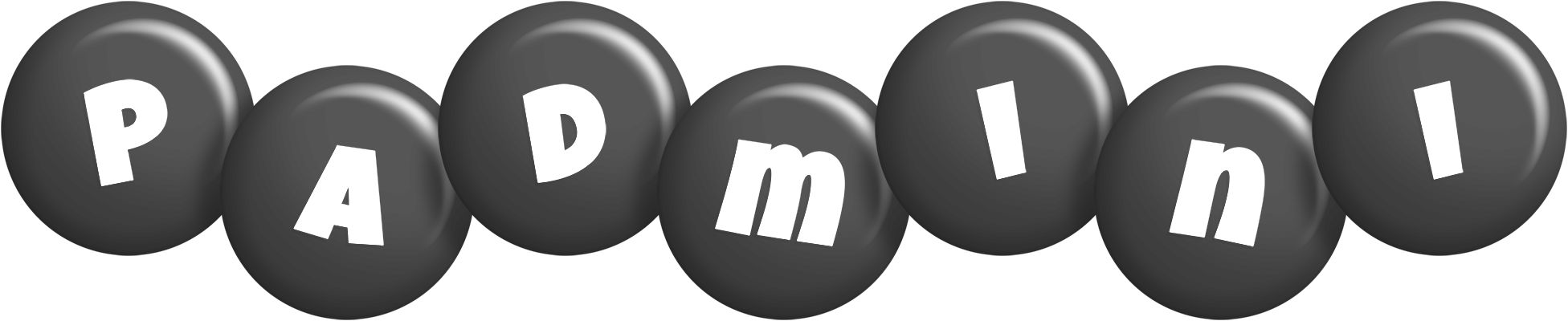 Padmini candy-black logo