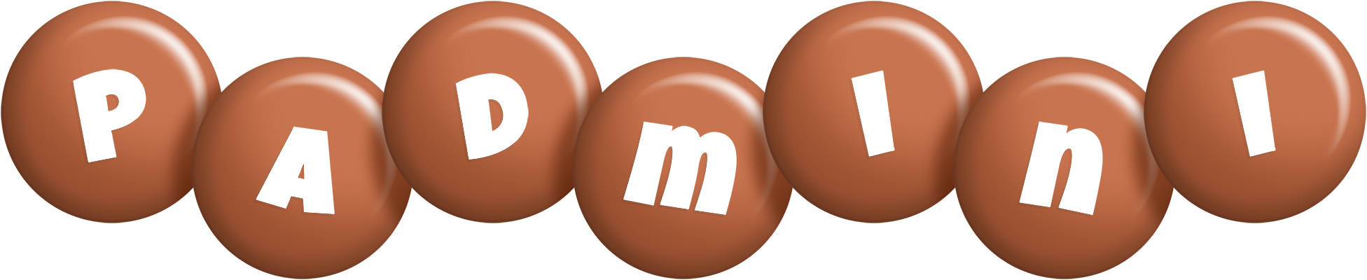 Padmini candy-brown logo