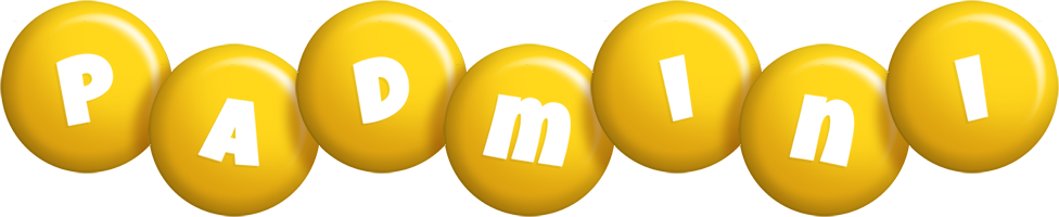 Padmini candy-yellow logo