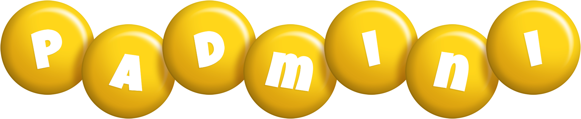 Padmini candy-yellow logo