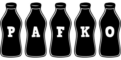 Pafko bottle logo