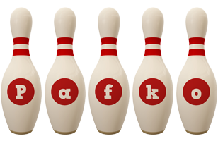 Pafko bowling-pin logo