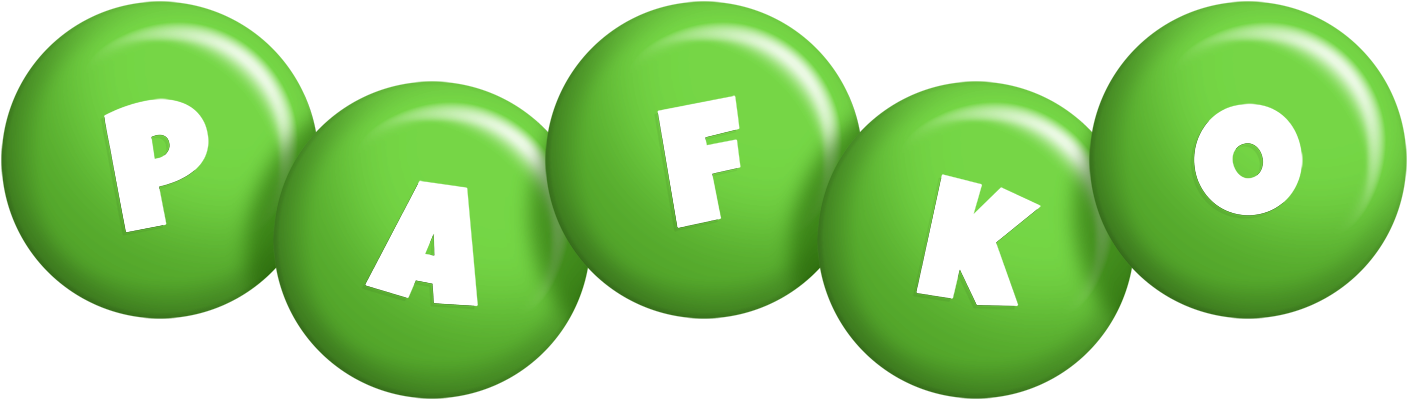 Pafko candy-green logo