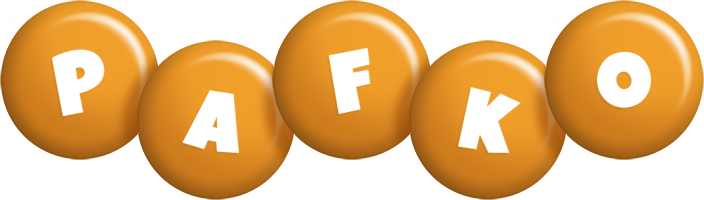 Pafko candy-orange logo