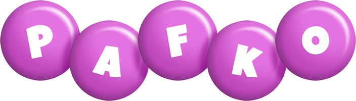 Pafko candy-purple logo