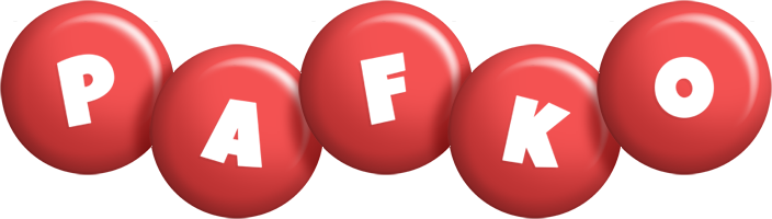 Pafko candy-red logo