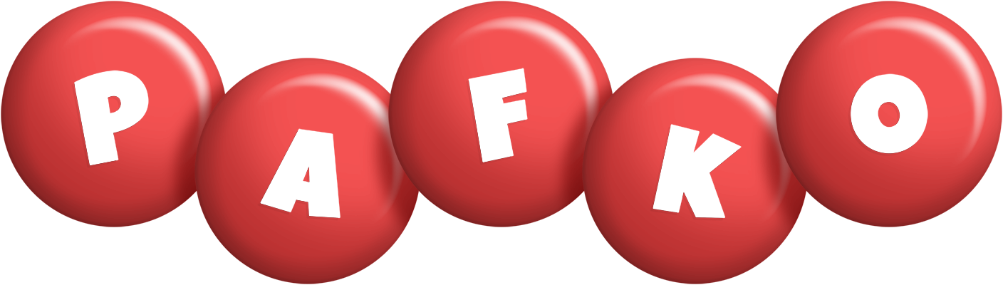 Pafko candy-red logo