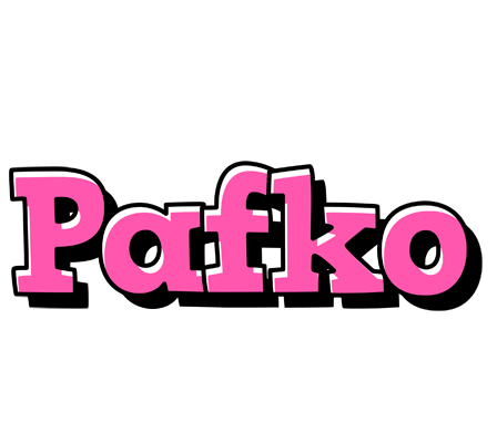 Pafko girlish logo
