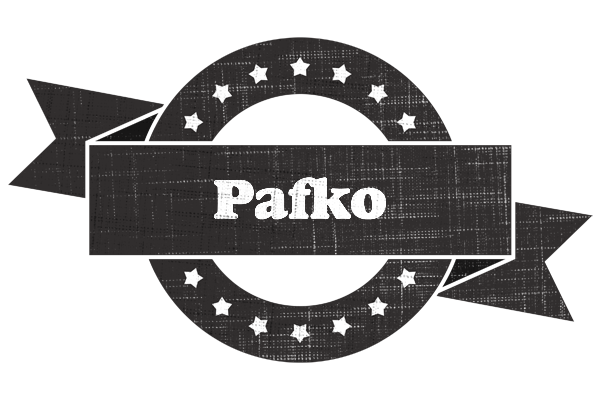 Pafko grunge logo