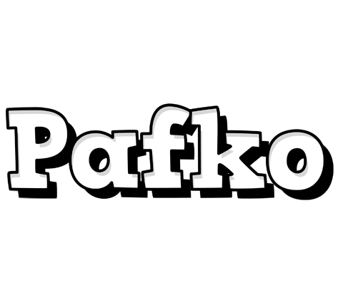 Pafko snowing logo
