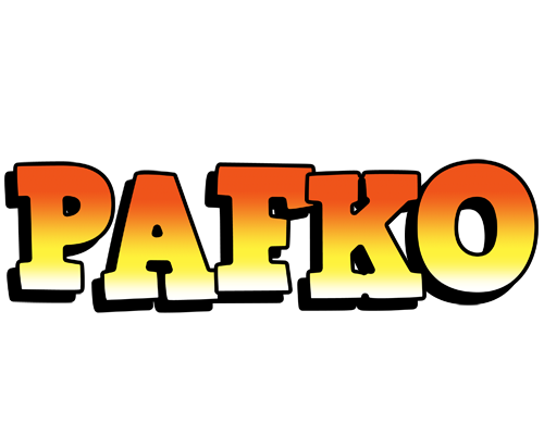 Pafko sunset logo