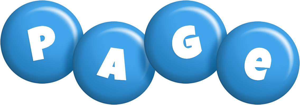 Page candy-blue logo