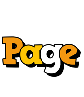 Page cartoon logo
