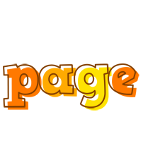 Page desert logo