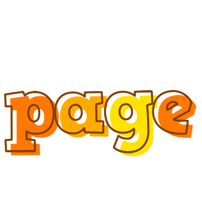 Page desert logo