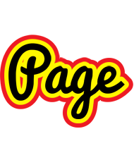 Page flaming logo