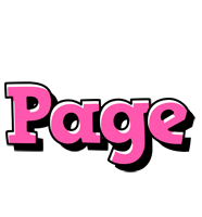 Page girlish logo