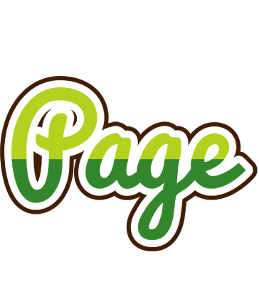 Page golfing logo