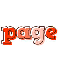 Page paint logo