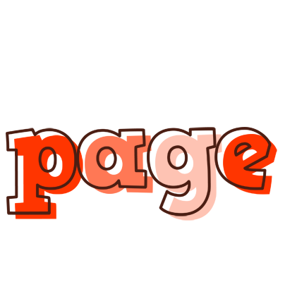Page paint logo