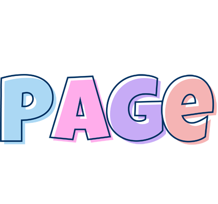 Page pastel logo
