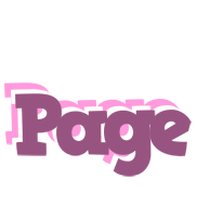 Page relaxing logo