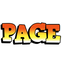 Page sunset logo