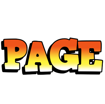 Page sunset logo