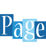 Page winter logo