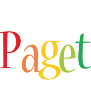 Paget birthday logo