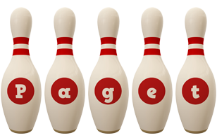 Paget bowling-pin logo