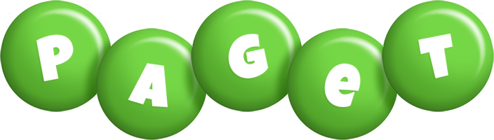 Paget candy-green logo