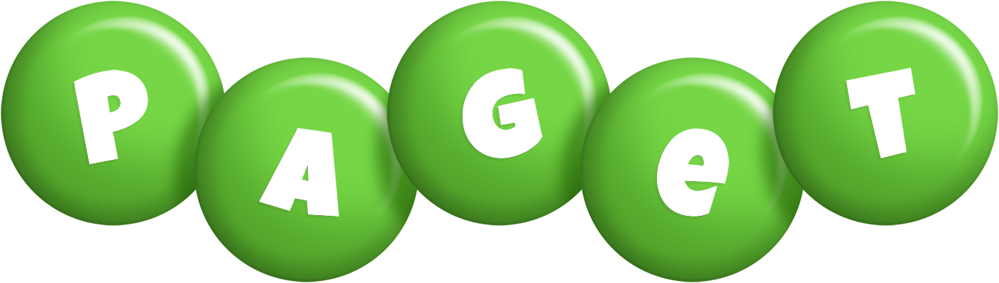 Paget candy-green logo