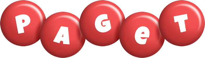 Paget candy-red logo
