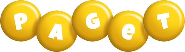 Paget candy-yellow logo