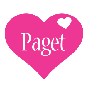 Paget love-heart logo