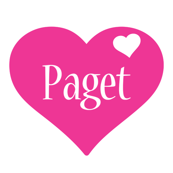 Paget love-heart logo