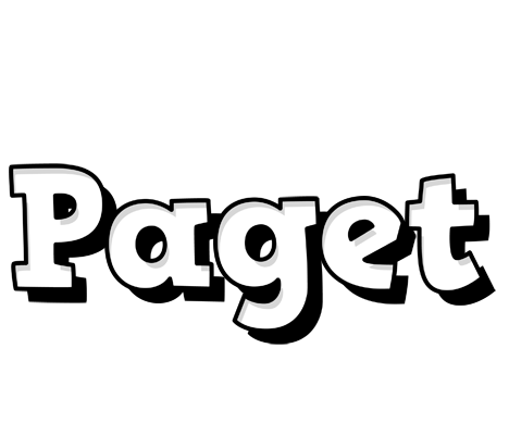 Paget snowing logo
