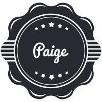 Paige badge logo