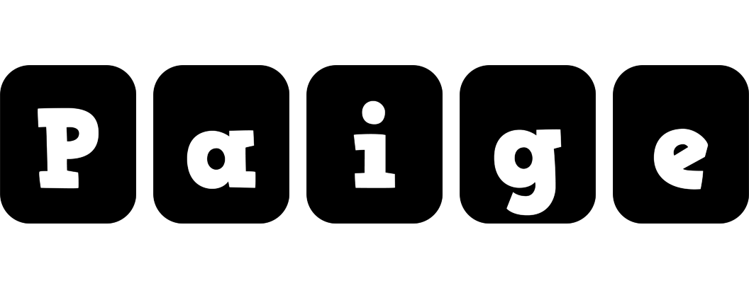 Paige box logo
