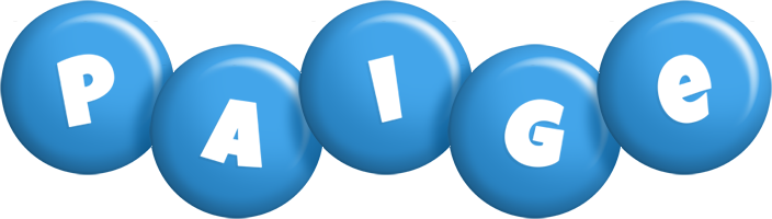Paige candy-blue logo